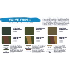 Hataka BS95 WW2 Soviet AFV paint set