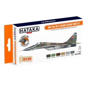 Hataka CS105 ORANGE-LINE Zestaw farb MIG-29A/UB 4 - COLOR SCHEME