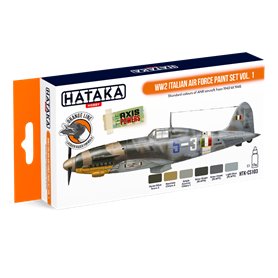Hataka CS103 ORANGE-LINE Zestaw farb WW2 ITALIAN AIR FORCE - cz.1
