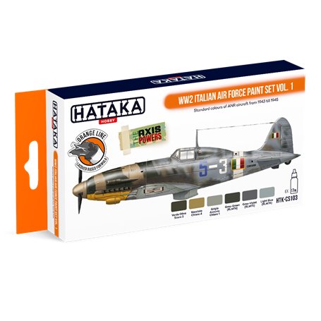 Hataka CS103 WW2 Italian Air Force paint set vol.1
