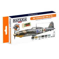 Hataka CS103 ORANGE-LINE Zestaw farb WW2 ITALIAN AIR FORCE - cz.1