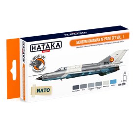 Hataka CS091 ORANGE-LINE Zestaw farb MODERN ROMANIAN AIR FORCE - cz.1