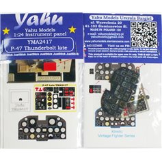 Yahu Models 1:24 Dashboard for Republic P-47 Thunderbolt - late version - Kinetic / Vintage Fighter Series