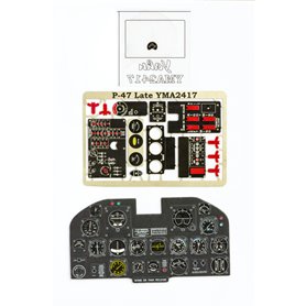 Yahu Models 1:24 P-47 Thunderbolt late dla Kinetic / Vintage Fighter Series