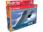 Italeri 1:72 Lockheed Martin F-22 Raptor - MODEL SET - w/paints 