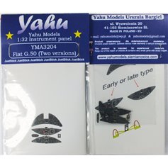 Yahu Models 1:32 Tablica przyrządów do Fiat G.50 dla Special Hobby