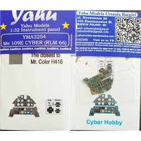Yahu Models 1:32 Me 109E (CYBER RLM66) dla Cyber Hobby