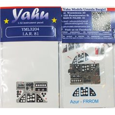 Yahu Models 1:32 Zegary do IAR-81 dla Azur