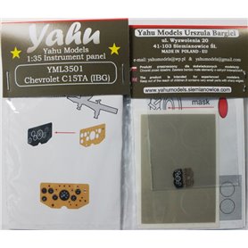 Yahu Models 1:35 Instruments and masks for Chevrolet C15TA - IBG