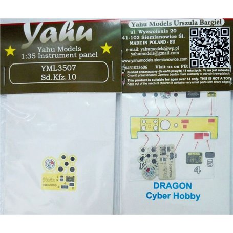 Yahu Models 1:35 Sd.Kfz 10 dla Dragon