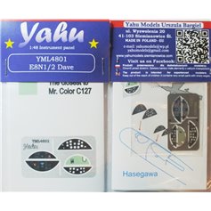 Yahu Models 1:48 Dashboard for Nakajima E8N1/2 Dave - Hasegawa