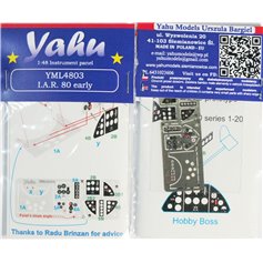 Yahu Models 1:48 Tablica przyrządów do IAR 80 - wczesna wersja - dla Hobby Boss