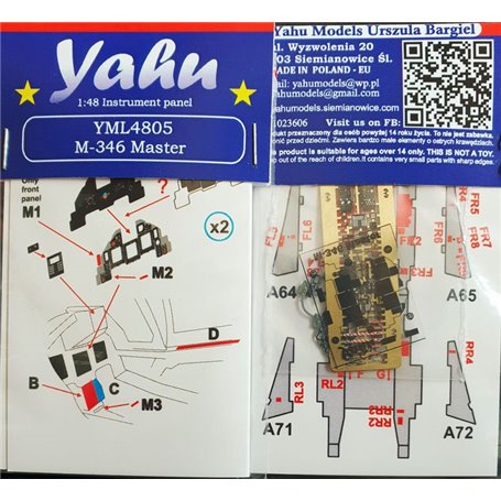 Yahu Models 1:48 M-346 Master dla Kinetic 