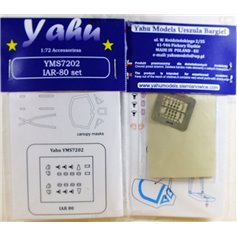 Yahu Models 1:72 Set of accessories for IAR-80 - A-Model / Parc Model 