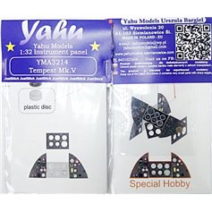 Yahu Models 1:32 Dashboard for Hawker Tempest Mk.V - Special Hobby
