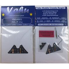 Yahu Models 1:48 Dashboard for PZL P.11c - Mirage