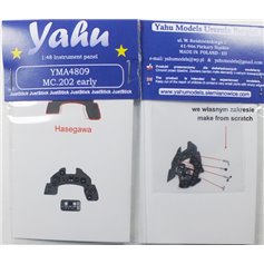 Yahu Models 1:48 Tablica przyrządów do Macchi MC.202 - wczesna wersja - dla Hasegawa