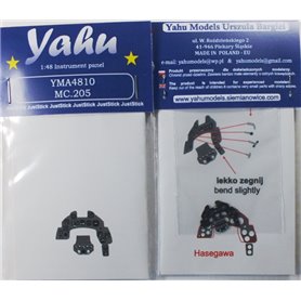 Yahu Models 1:48 Dashboard for Macchi MC.205 - Hasegawa
