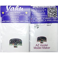 Yahu Models 1:48 Dashboard for Zlin Z-50 - AZ Model / Model Maker