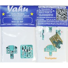 Yahu Models 1:48 Dashboard for MiG-23 MF - Trumpeter