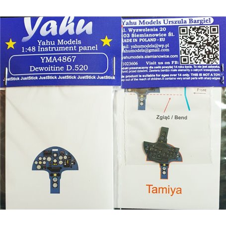 Yahu Models 1:48 D-520 dla Tamiya