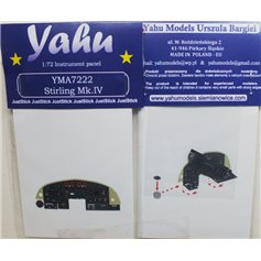 Yahu Models 1:72 Tablica przyrządów do Short Stirling Mk.IV dla Italeri