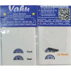 Yahu Models 1:72 Tablica przyrządów do Bucker Bu-131 - RLM 66 - dla RS Model