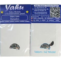 Yahu Models 1:72 Dashboard for Hampden - AZ Models / Valom 