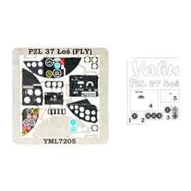 Yahu Models 1:72 PZL 37 Łoś dla Fly