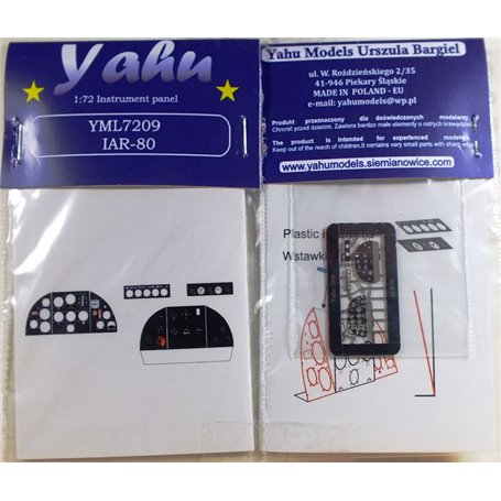 Yahu Models 1:72 IAR-80 dla A-model / Parc Model