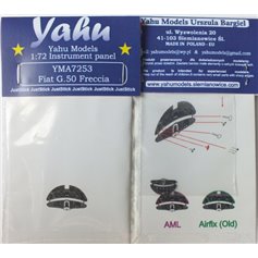 Yahu Models 1:72 Tablica przyrządów do Fiat G.50 dla AML
