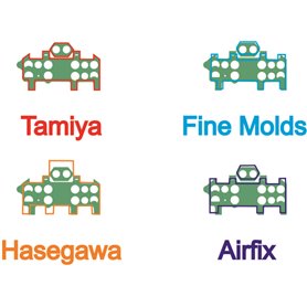 Yahu Models 1:72 A6M2 Nakajima Green dla Tamyia / Hasegawa / Airfix / FM