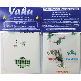 Yahu Models 1:72 A6M5 Nakajima Green dla Tamyia / Hasegawa / FM
