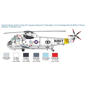 Italeri 1:72 SH-3D Sea King - MOON LANDING 50TH ANNIVERSARY - APOLLO RECOVERY