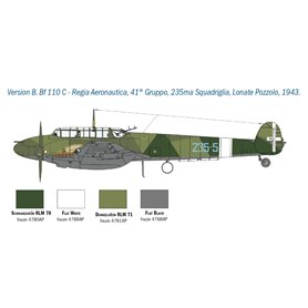 Italeri 2794 1/48 Messerschmitt Bf-110 C/D