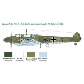 Italeri 2794 1/48 Messerschmitt Bf-110 C/D