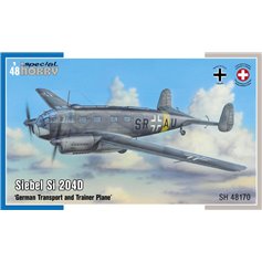 Special Hobby 1:48 Siebel Si-204D - GERMAN TRANSPORT AND TRAINER PLANE
