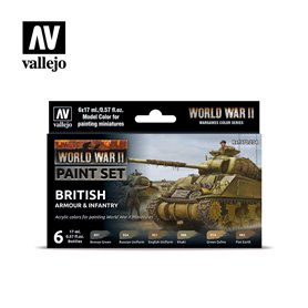 Vallejo Zestaw farb WORLD WAR III - BRITISH ARMOUR AND INFANTRY