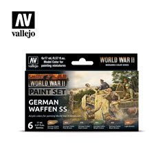 Vallejo 70207 Zestaw farb WORLD WAR II - GERMAN WAFFEN SS