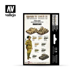 Zestaw World War II 6 farb - Italian Armour & Infantry