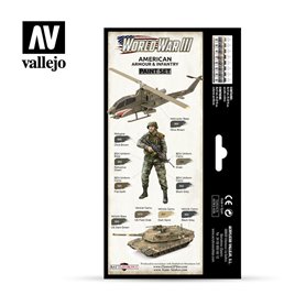 Zestaw World War III 6 farb - American Armour & Infantry