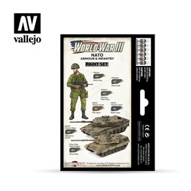 Zestaw World War III 6 farb - NATO Armour & Infantry