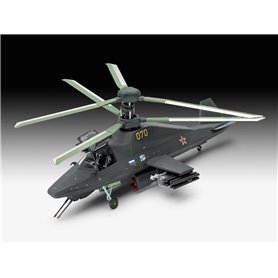 Revell 1:72 Kamov Ka-58 - STEALTH HELICOPTER - MODEL SET - z farbami