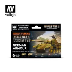 Vallejo 70205 Zestaw farb WORLD WAR II - GERMAN ARMOUR