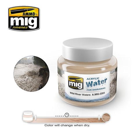 Ammo of MIG Acrylic Water Wild River Waters 250ml