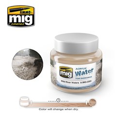 Ammo of MIG ACRYLIC WATER - WILD RIVER WATER - 250ml