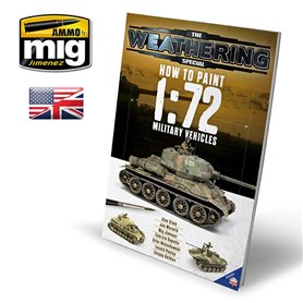 Ammo of MIG Książka HOW TO PAINT 1:72 MILITARY VEHICLES - wersja angielska