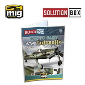 Ammo of MIG Książka SOLUTION BOX - HOW TO PAINT WWII LUFTWAFFE LATE FIGHTERS - wersja angielska