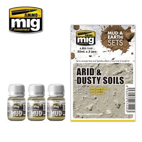 Ammo of MIG Arid & Dusty Soils (Mud & Earth Sets)