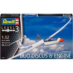 Revell 1:32 GLIDERPLANE DUO DISCUS AND ENGINE - MODEL SET - z farbami